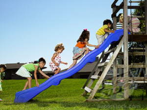 climbing up the slide2